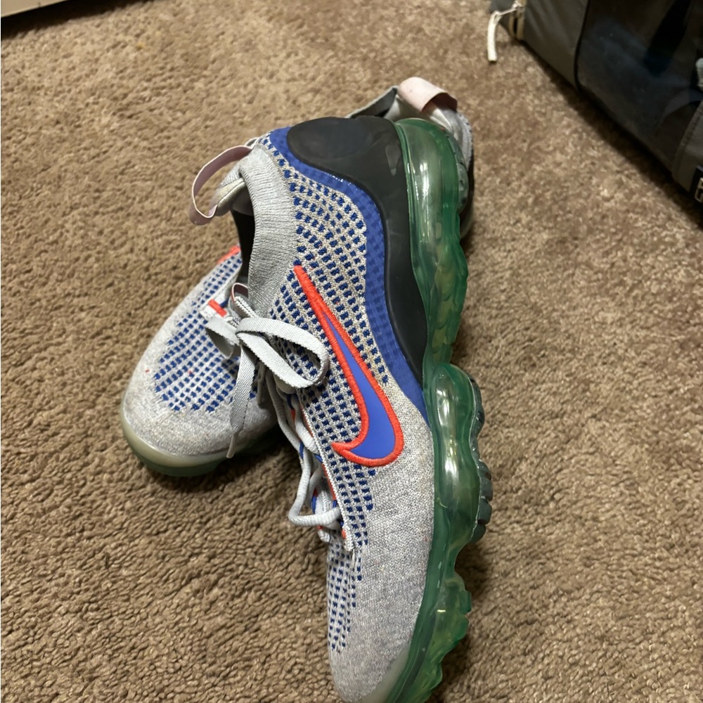 Nike Air VaporMax Flyknit 3 Grey/Blue/Red